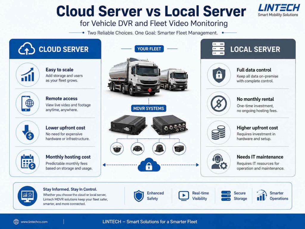 Cloud server or local server