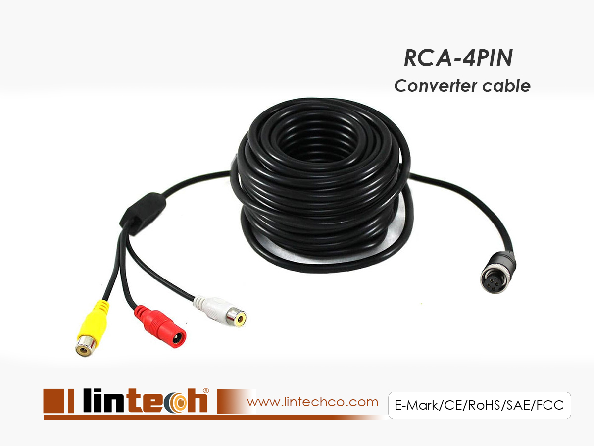 RCA 4Pin Aviation Connector Extension cable 10Meter
