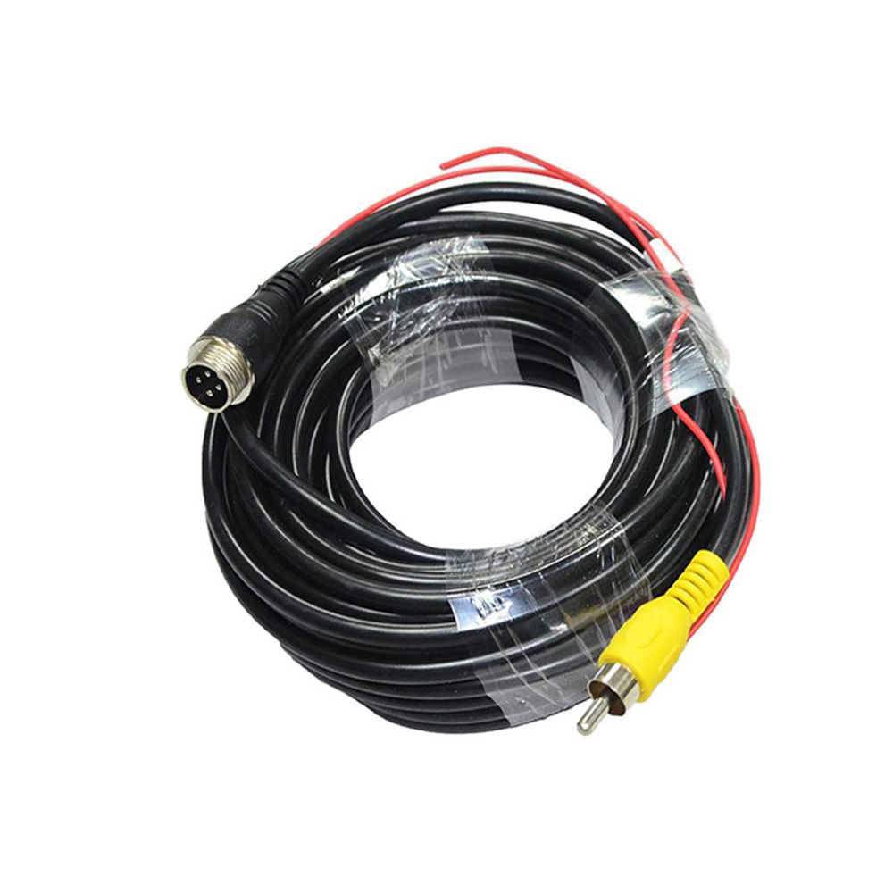 RCA Male single to 4Pin Aviation Male Cable