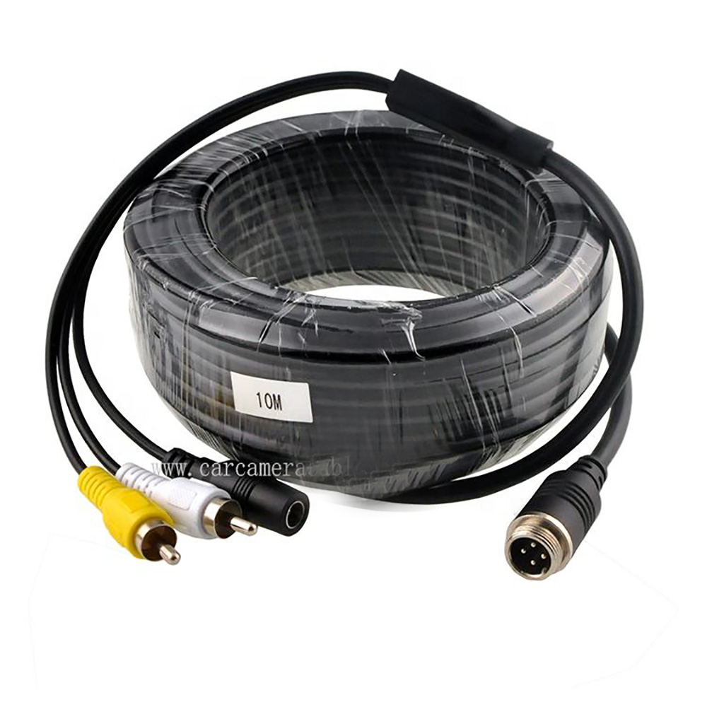 RCA Male to 4Pin Aviation Male Cable