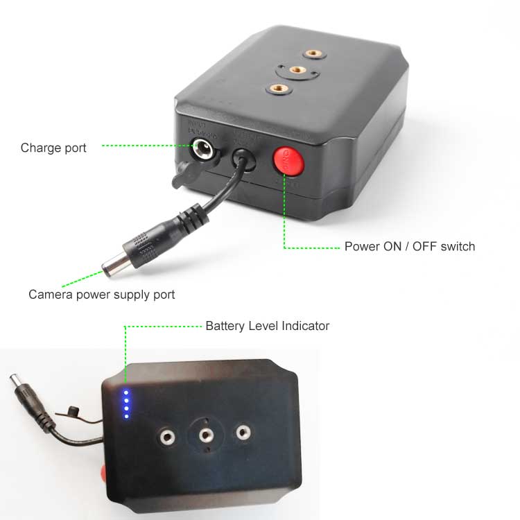 Battery with remote control ON-OFF 1