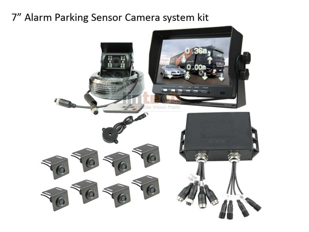 7” Truck Parking Sensor Vision Backup Camera system