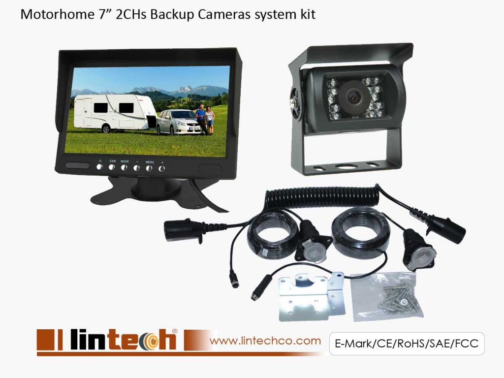 Motorhome Trailer RV Backup Camera System, LRV01 LintechCo