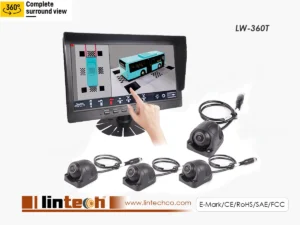 10.1 Inches Touch Screen 3D Panoramic 360 Degree Surround View Camera System for Vehicles