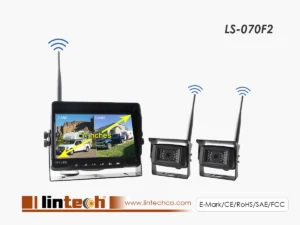 Digital Wireless 7-inches Split Screen Monitor Camera System LS-070F2