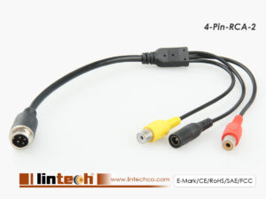4 Pins Male to RCA Female Conversion Cable