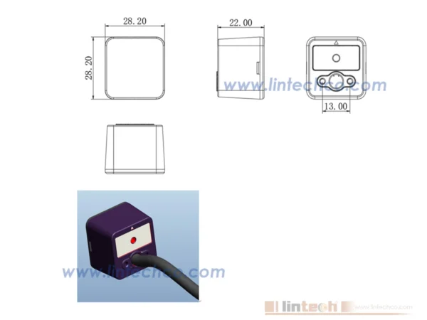 77Ghz Mini Size Radar Car Blind Spot Detection System - Image 2