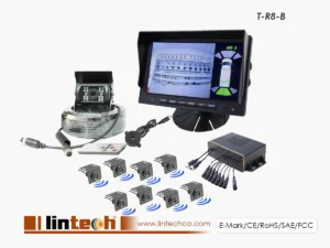 8 Ultrasonic Sensors Visualbe Parking System