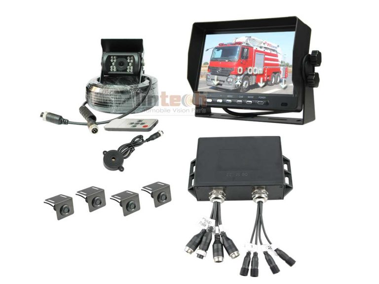 Fire-truck-parking-sensor-Camera-system-kit