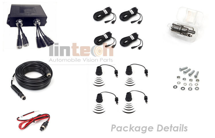 Trucks 4Pcs Parking Sensor System, T-R4-C - Image 4