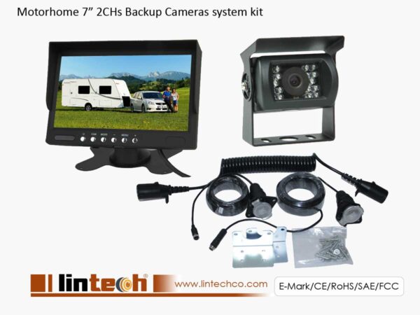 Motorhome Trailer RV Backup Camera System, LRV-01