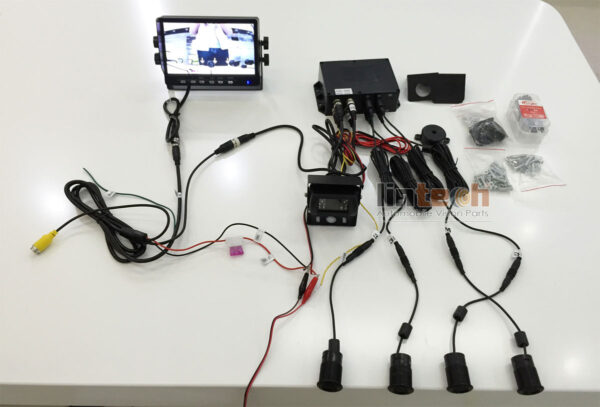 7 inches Monitor Front and Rear Parking Sensors Camera System, T-R8-B - Image 7