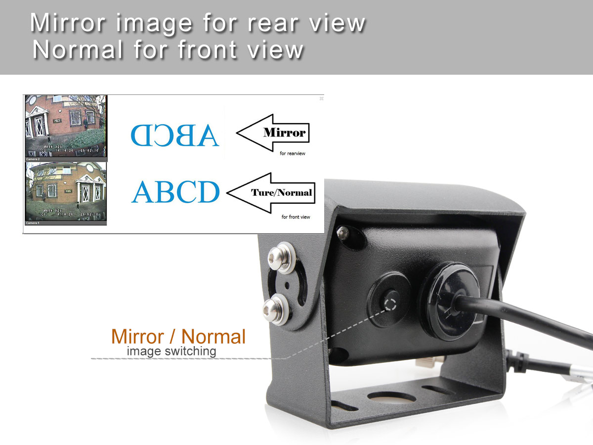 IP69K HD Backup Camera: AHD 2.0MP Sensor Anti-Reflex Design - Image 4