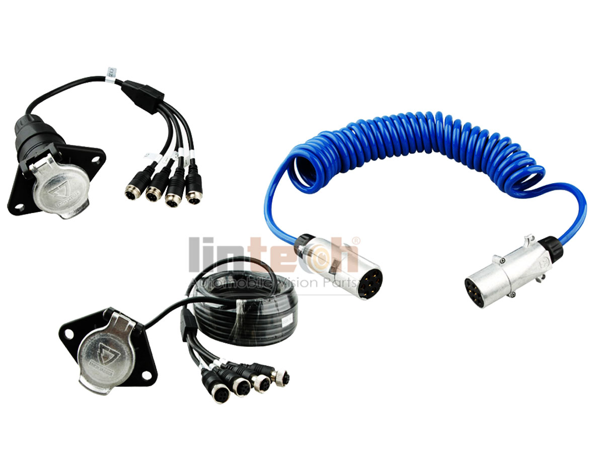 7 Inch Monitor DVR Surveillance System with Trailer Cable, LRV-05 - Image 7