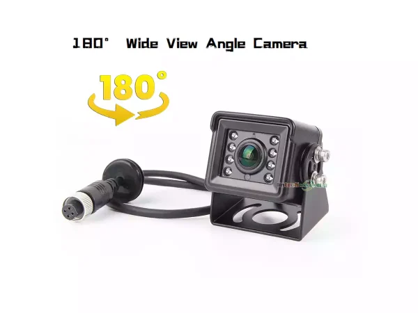 AHD 180 Degree Wide-Angle Backup Parking Camera Waterproof CCD Night Vision Reverse Vision for Garbage Truck Trailer - Image 2
