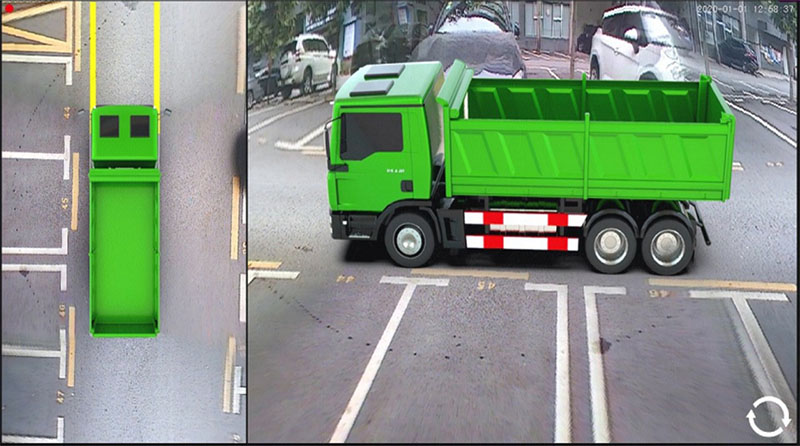 360 surround view camera for dump truck