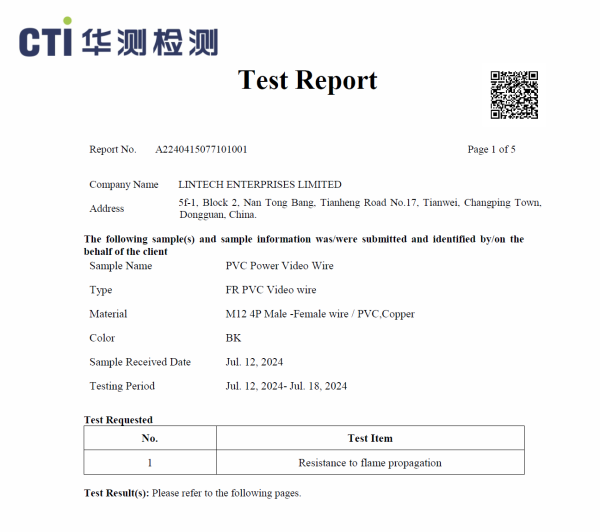 ECE R118 Resistance of flame propagation - 1