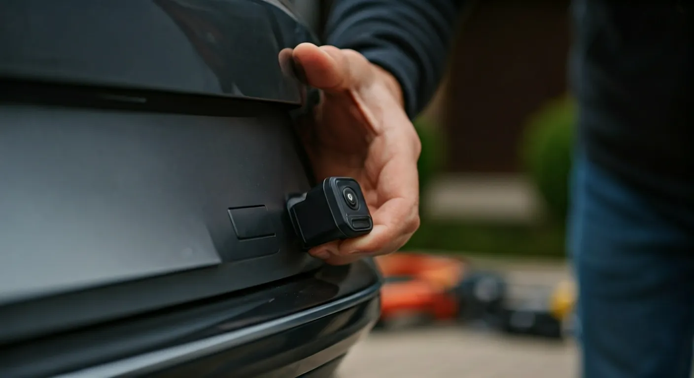 installing backup camera on car