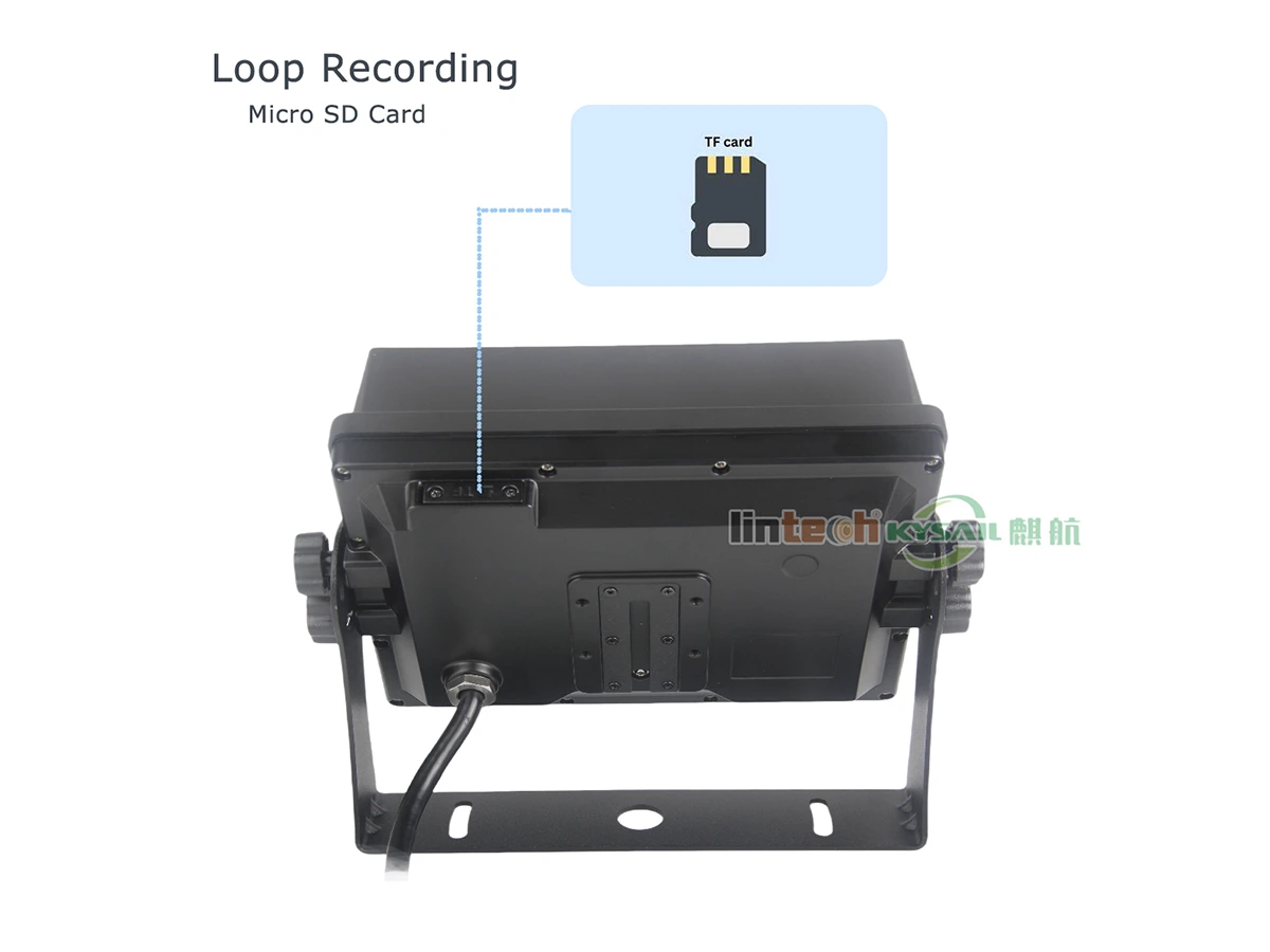 AHD 7inch Waterproof DVR Split Quad Monitor IP69K - Image 3