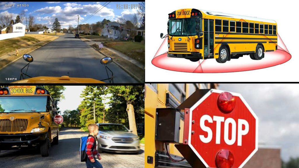 School-bus-MDVR CCTV Surround view Camera solution - Lintech
