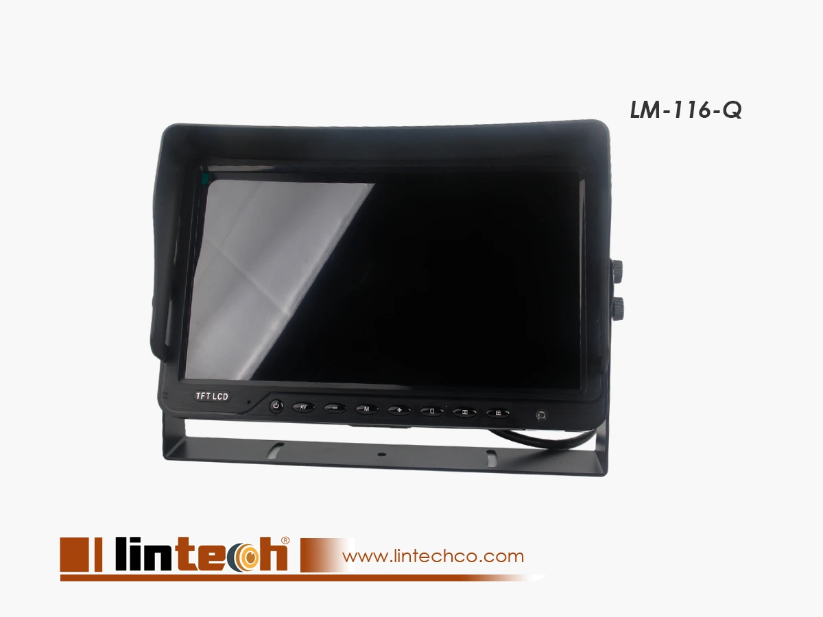 4CHs 11.6inch AHD Rear View Quad Car LCD Monitor Truck DVR Electronic Display Split Sareen