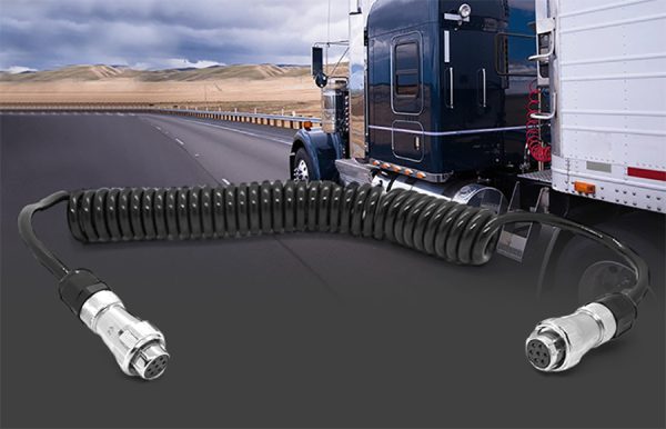 3 Channels Trailer Spiral Cable kit -3